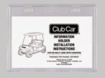 Clubcar Holder Clear